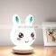 Decoration Desktop 3D Illusion moon lamp color changing led night light Battery Operated led night light touch