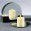 hot selling mirror candle plate/mirror tray centerpieces table decoration