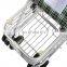 Aluminum oxidation large capacity handy collapsible shopping cart walker rollator with seat