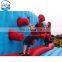 Funny big red ball last man standing inflatable wipeout punch wall game