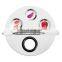 Round Stainless Steel Makeup Nail Art Polish Foundation Eyeshadow Mixing Palette with Spatula