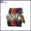 Vintage Wrap Around Women's Bead Leaf Bracelet Quartz Watch WP005