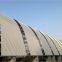 LF Steel Structure Barrel Roof Design Space Frame Shed Arch Coal Storage