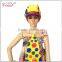 funny jester yellow hat and large bow ties