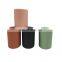 New Custom modern nordic style black cylinder ceramic flower vase for wedding home decor