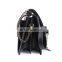 women black handmade design leather handbags ladies beautiful handles bags LDTH0002A (Synthetic / Pu option)