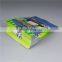 Custom Print Flat Bottom Square Bottom Plastic Zipper Packaging Bags Food Grade Laminated Ziplock Side Gusset Pouch with Handle
