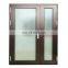 2020 new product double glass  soundproof casement door for sale