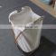 K&B wholesale white wooden stand collapsible foldable big washing laundry basket bag