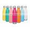 2021 trends water bottles Wide Mouth Double Wall Vacuum Insulated Stainless Steel Sports Water Bottle with custom logo Straw lid