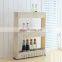 3 Tier 4 Tier  Slim Slide Out Kitchen Storage shelf  kitchen storage holder 3 tier liquor bottle shelf Organizrt Cart