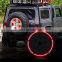 Spare Tire Third Brake Lights For Jeep Wrangler JK JKU 2007-2018 Red Color