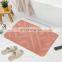 2022 New Design Jacquard Pattern Non Slip Bath Room Microfiber Bath Mats Rug