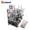 Vertical Hot Glue Pharma Cartoner Medicine Rotary Cartoning Machine For Drop Ampoule Vials Syrup Jar