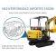 Hydraulic 1.8ton operating capacity HW8018 small crawler excavator