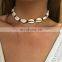 Summer Holiday Gift Women Gifts Beach Jewelry Hawaii Sea Cowrie Shell Choker Necklace
