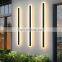 Modern Waterproof Outdoor Long Strip LED Wall Lamp Garden Porch Sconce Light Outdoor Decoration Wall Light