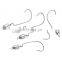 JOHNCOO New Type 3.5g 5g 7g Swing Hydrodynamic Design Jig Bullet Head Fishing Hooks 5pcs/bag