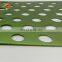 Stylishb anodized green coating aluminum perforated metal mesh