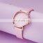 SHENGKE Lovely Ladies Watch Rivet Index Dila Soft Leather Band Japanese Quartz Movement Watches Custom Logo Watches OEM K8007L