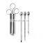 BBQ Tool 2oz Heavy duty Stainless Steel Deluxe Seasoning Meat Cooking Marinade Injector with 2 Gourment Needles
