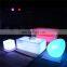 kitchen breakfast bar table/remote control colorful table and chairs wireless illuminated party led light cocktail table