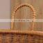 Brown Rattan Baby Changing Basket Handmade High Quality Wicker Storage basket With Handle Woven vietnam supplier