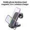 Magnetic 3 in 1 Wireless Charger Phone Desktop Stand Black Wireless Charging Station for iPhone 12 13 14 15 Pro Max