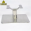 Stainless Steel Swivel Square Chair Base Rectangular Chair Base for Laundry Warehouse Farmhouse Applications