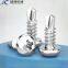 410 stainless steel cross pan head self-drilling screws