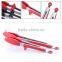 2-Piece Tong Set - 9" Salad Tongs / 12" Barbecue (BBQ) Tongs - Stainless Steel Food Tongs
