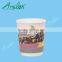 Double wall insulated paper cup with lids