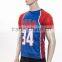 unisex 3D Sublimated 3/4 sleeve raglan t-shirt