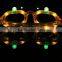 2016 eye glassess pumpkin party eye glasses ,Christmas Gift,LED Gift, sun glassess