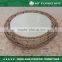 Outdoor Round Wicker Coffee Table