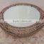 Outdoor Round Wicker Coffee Table