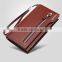 Casual Leather Men Wallets Business Men's Long Zipper men wallet