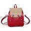 ladies fashion backpack girls PU shoulder handbag bag for teenagers made in China