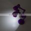 Purple Flexible Body Folding Reading Lights