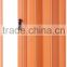12mm Chinese high quality Bathroom PVC Folding Door for Arab market