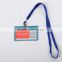 Office stationery plastic clear badge holder ID card holder