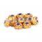 Hot Selling Fimo/Soft Clay Polymer 10 pcs Yellow Chrysanthemum Color Glass Beads Loose Beads