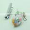 Sharp Metal Souvenir Nail Clippers For Fingernails With Keychain