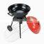 Outdoor camping charcoal rotating bbq grill