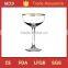 Round cheers champagne coupe set with gold rim