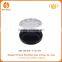 Round single color black case empty foundation palette