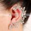 >> SW16420 New Arrival Fashionable Crystal Leaf Cuff Earrings/