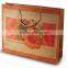 handmade brown paper shopping bag