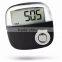 new gift and new product style transparent plastic white color pedometer siple pedometer for