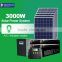Durable solar electric system for small house appliances 3000w